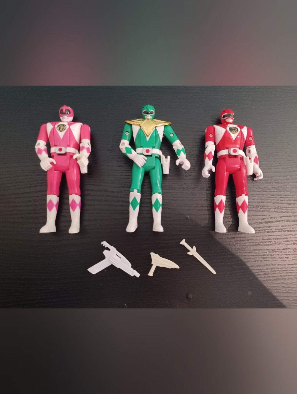 Vintage 1993 Bandai Mighty Morphin Power Rangers "Auto-Morphin" Action Figures